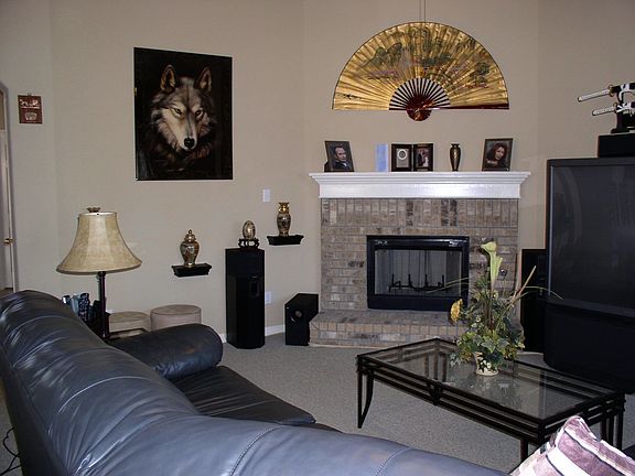 Family Room - shows fire place
