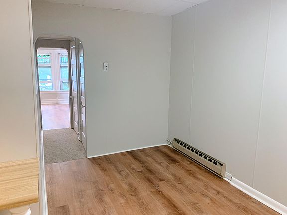 Kitchen, hallway to front room with 2 large closets