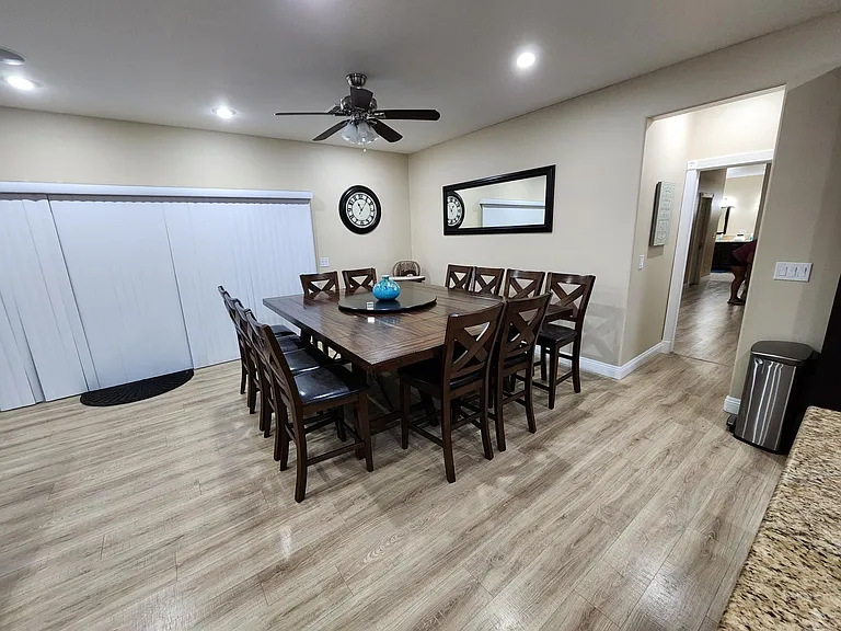 Dining room table.