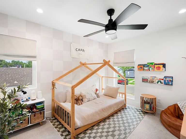 Secondary Jr. Suite with walk-in closet and en-suite bath