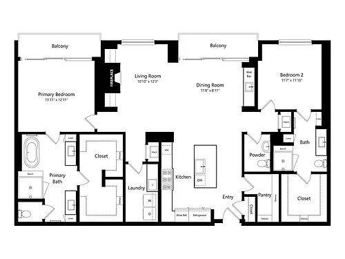 Floor plan PH3