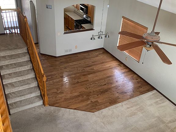 Kitchen, Dining Room & Living Room