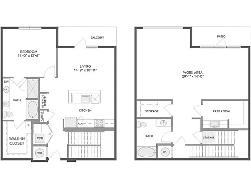 Floor plan A14LW