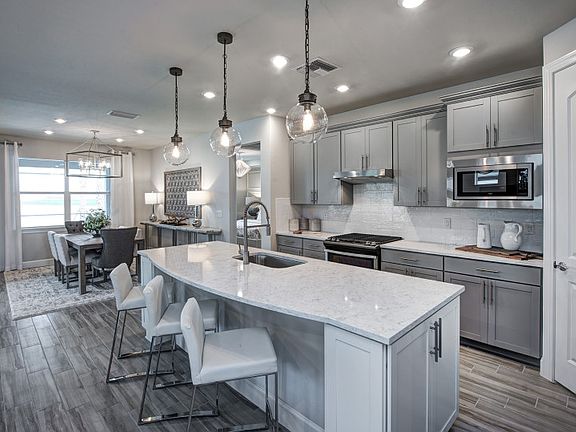 Gourmet Kitchen with Enlarged Center Island