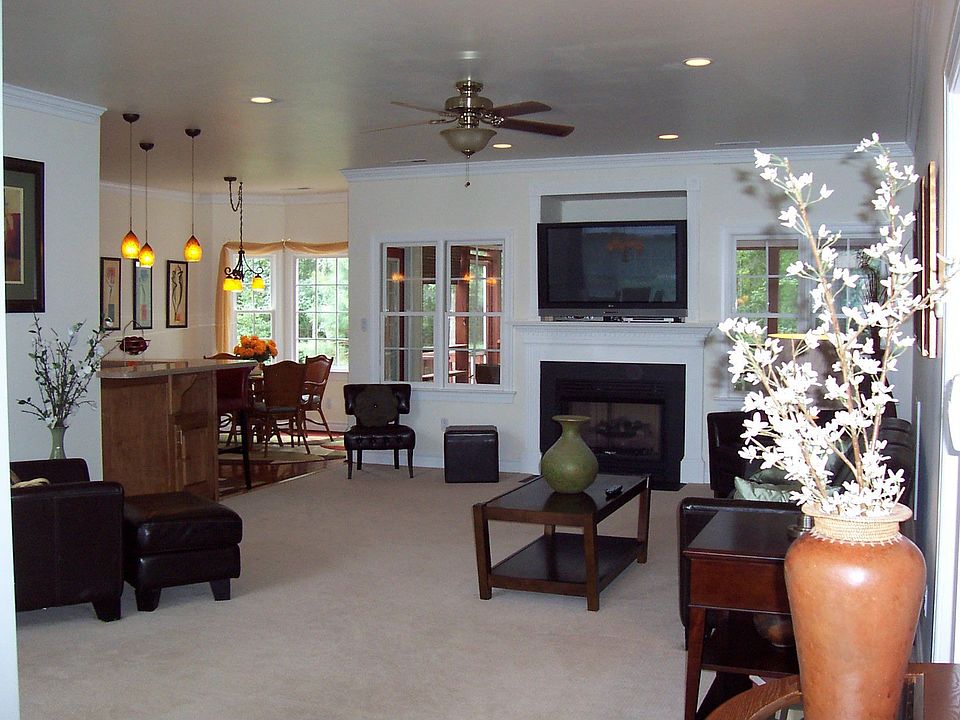 Fireplace in family room