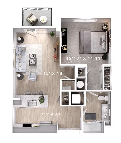 Floor plan The Lux