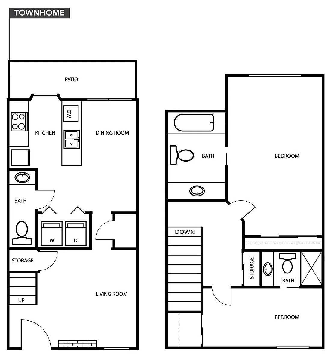 Floor plan Townhome
