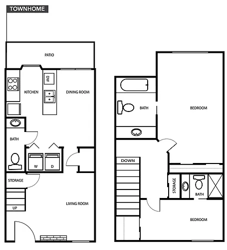 Floor plan Townhome