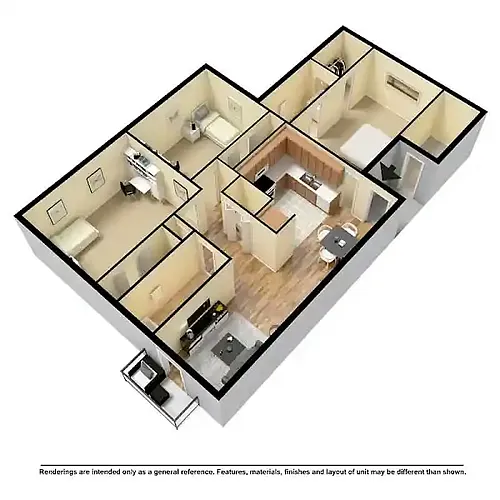 Floor plan 3 Bedroom