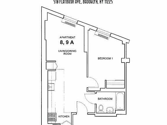 2nd image of 510 Flatbush Ave #8A