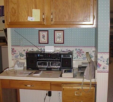 Computer Desk in Kitchen