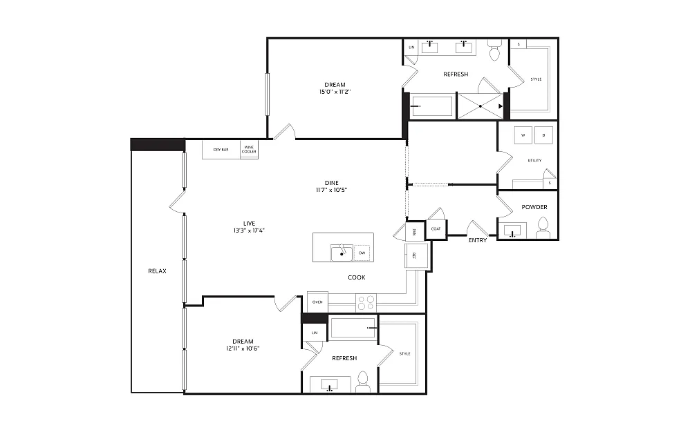 Floor plan 2E