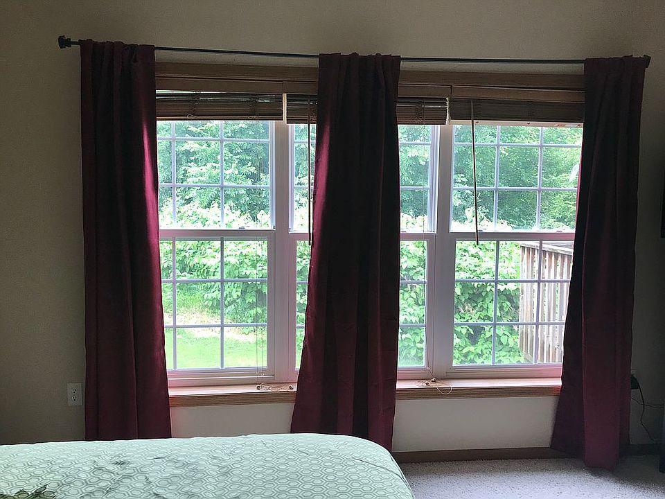 View of backyard from master