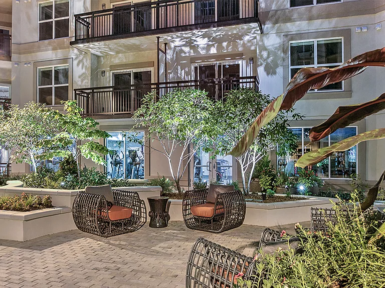Beautiful Zen garden courtyard