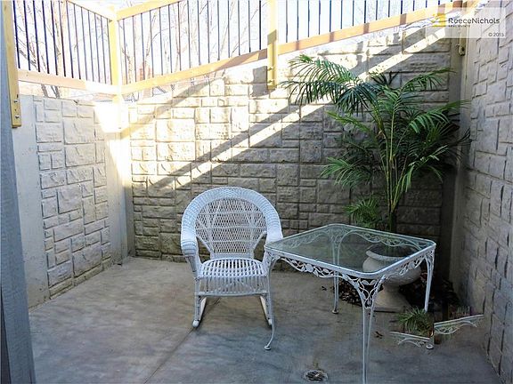 Patio with the walk up