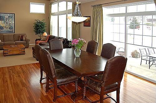 Cherry floor in Dining Room