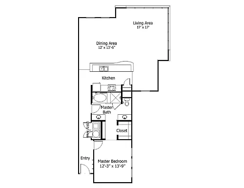 Floor plan Oaks 5A8D
