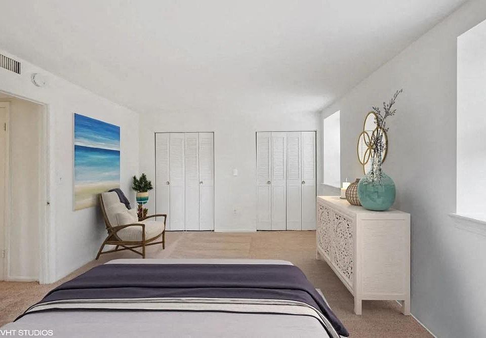 Plenty of closet space in bedrooms