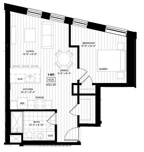 Floor plan 406
