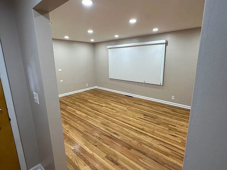 view of living room from main hallway