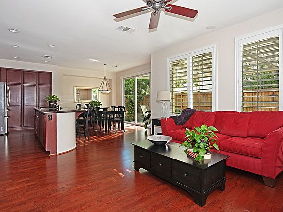 Open Family room and Kitchen