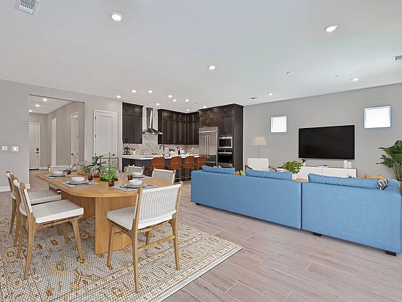 Dining Great Room Virtually Staged