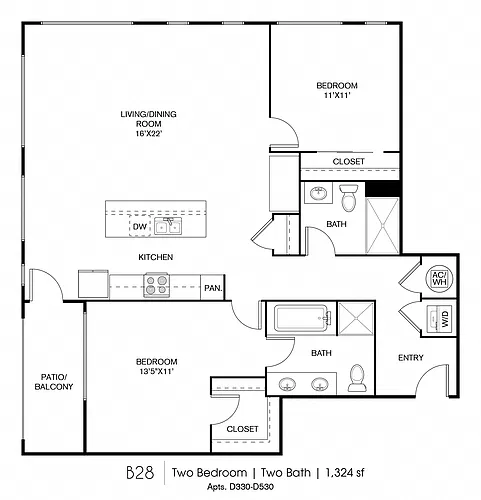 Floor plan B28