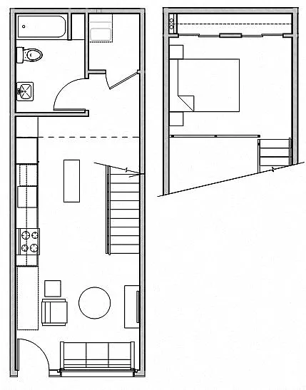 Floor plan Studio Loft