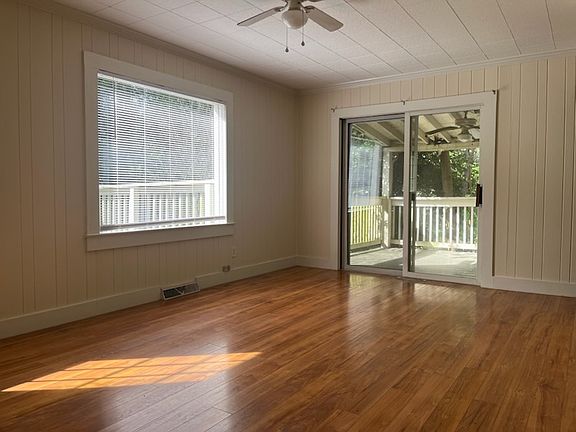 slider to covered porch