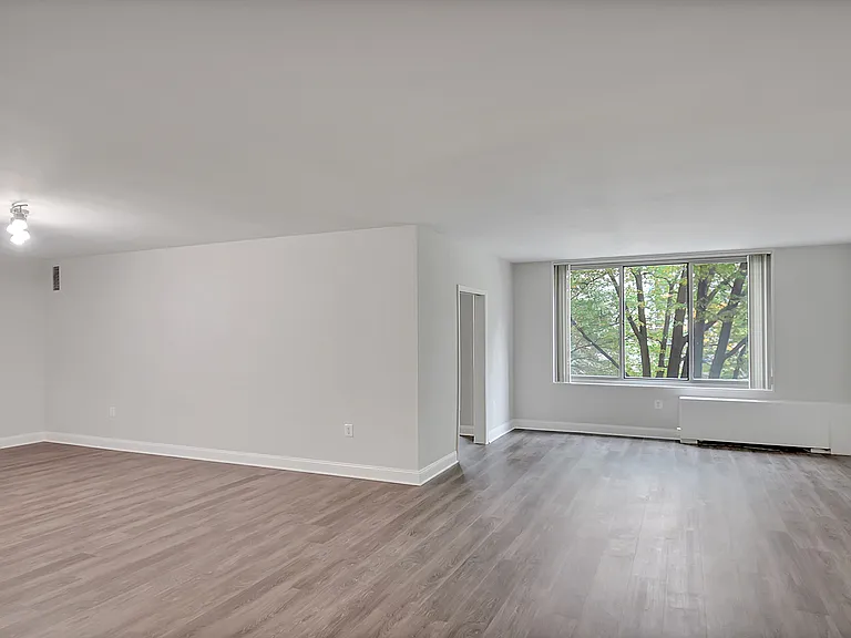 Your apartment has an expansive floorplan