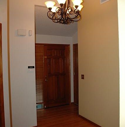 Front door and hallway