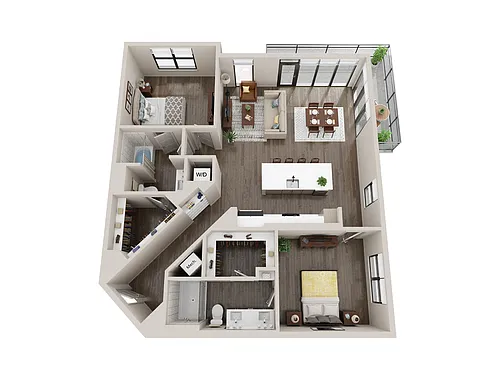 Floor plan B3-A