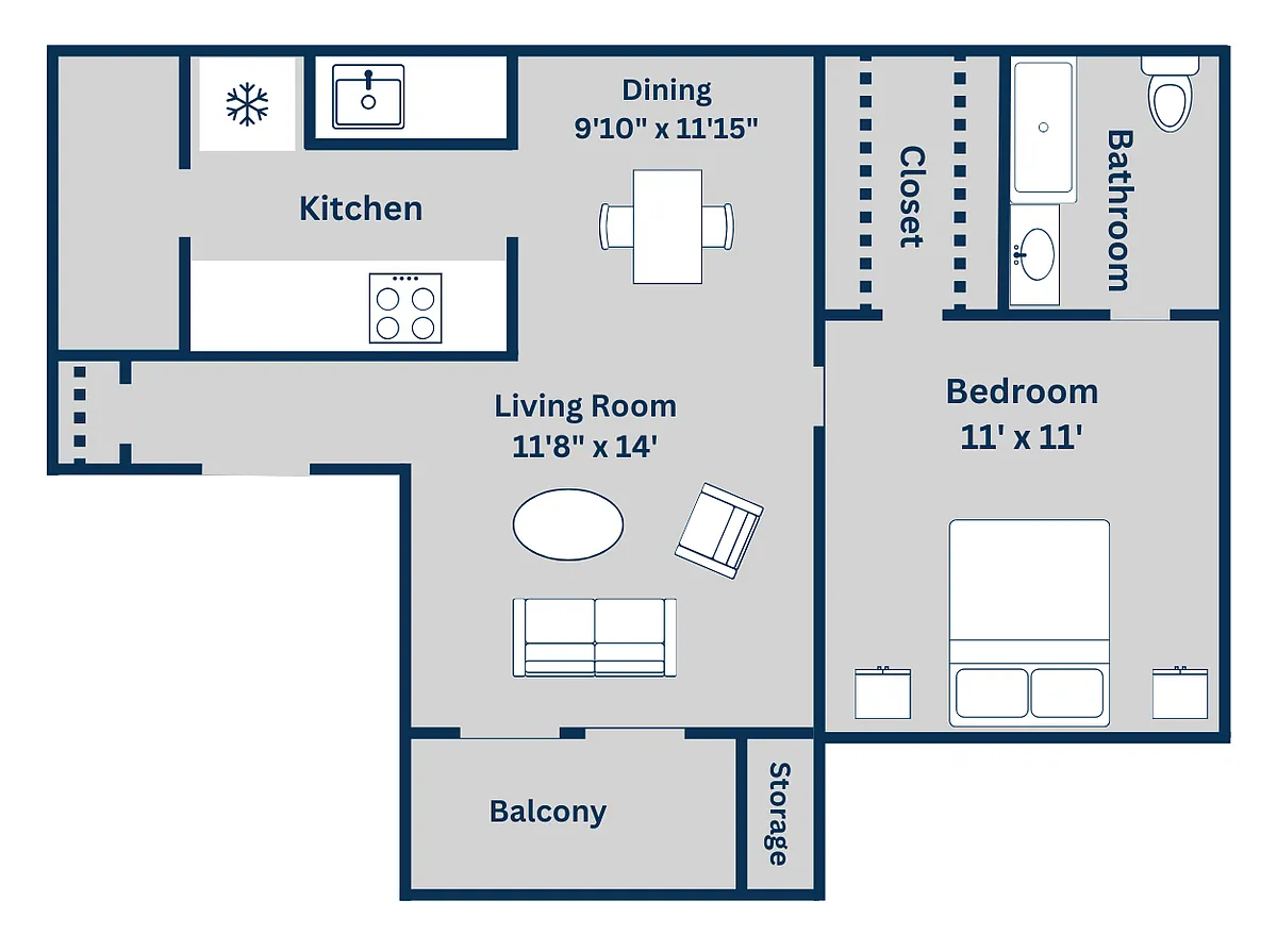 Floor plan Plan B
