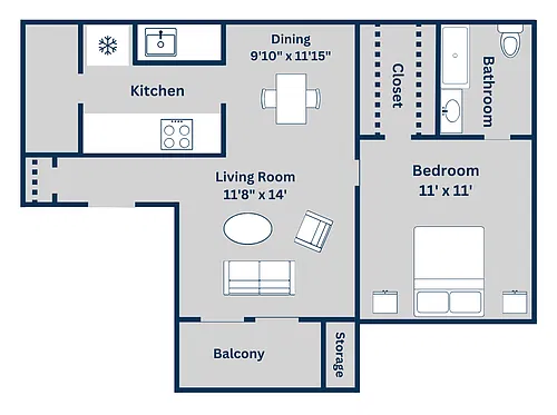 Floor plan Plan B