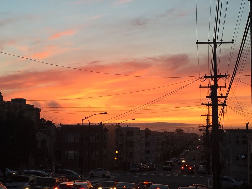 Beautiful Sunsets while walking in the neighborhood