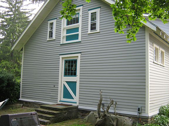 Rear of home--note patio