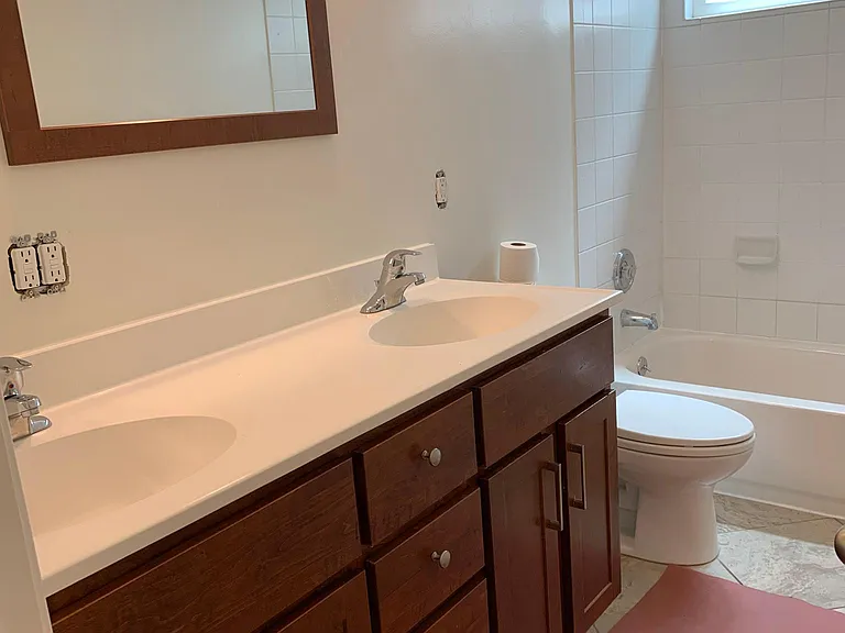 2nd bathroom double sink vanity
