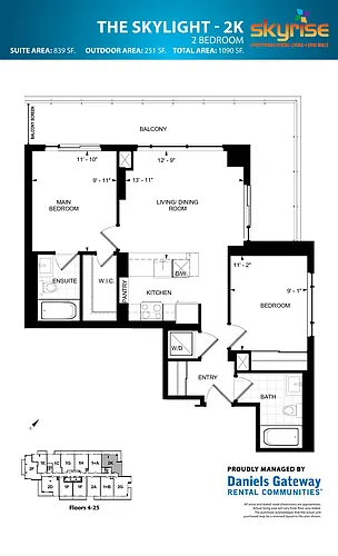 Floor plan 1009