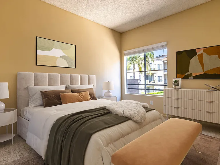 Carpeted Bedroom