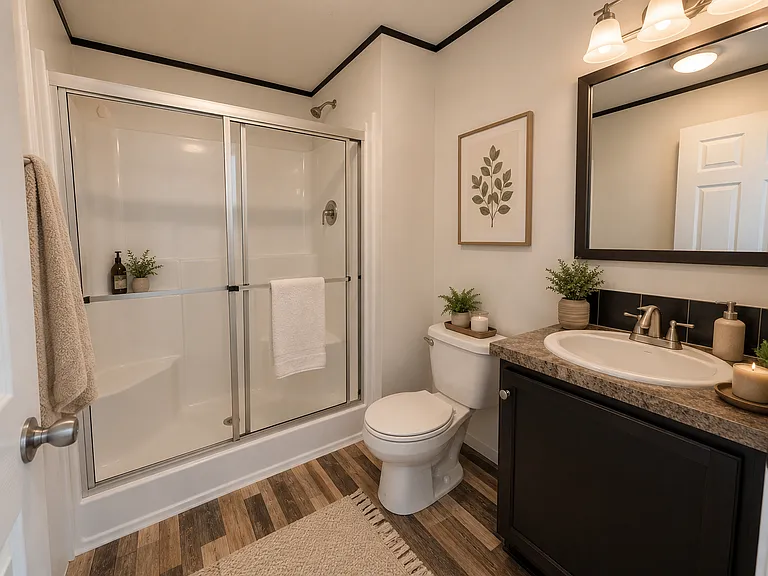Staged Master Bathroom