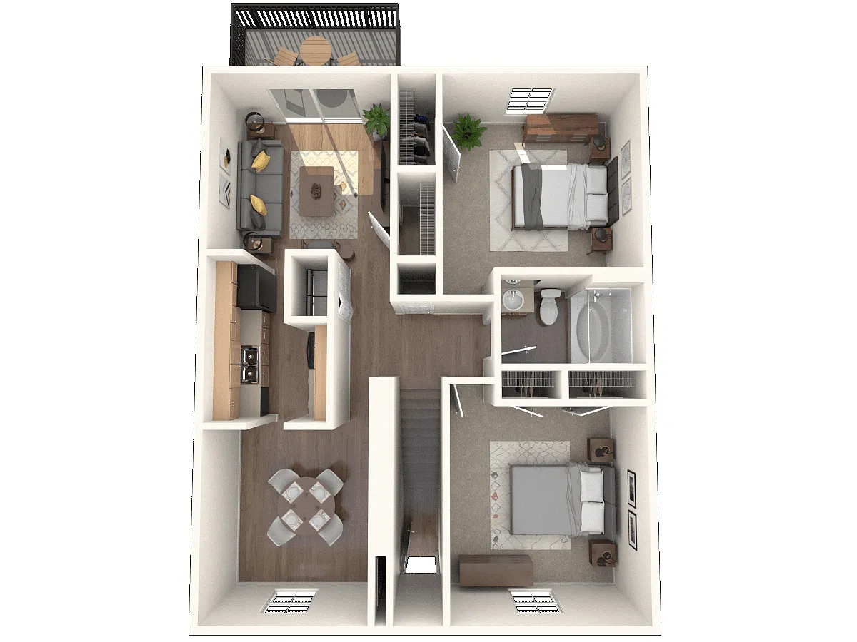 Floor plan Brunswick (B1)