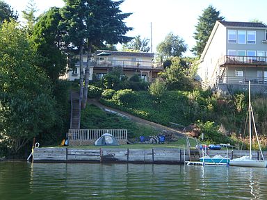 Dock and lower yard.