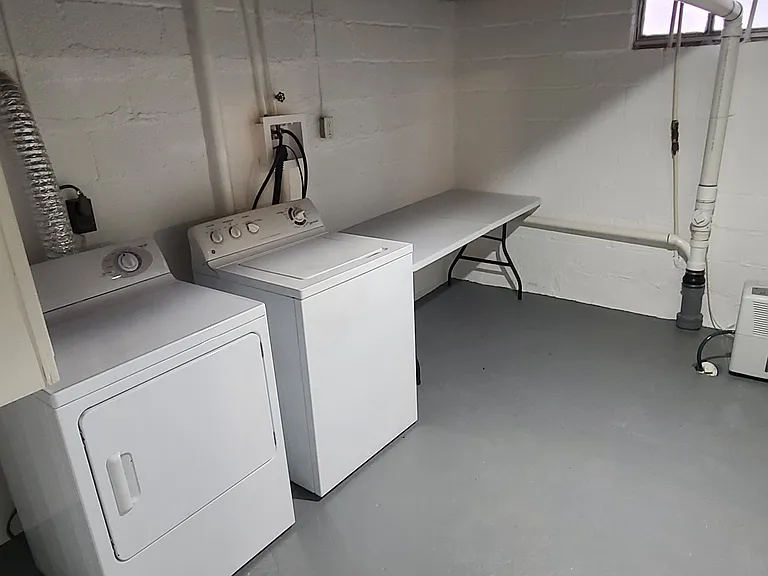 Washer and Dryer in laundry room