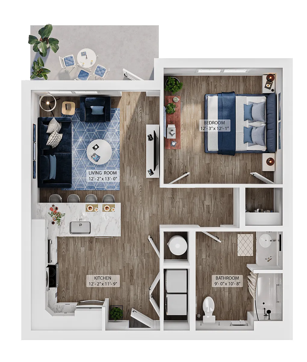 Floor plan A1A