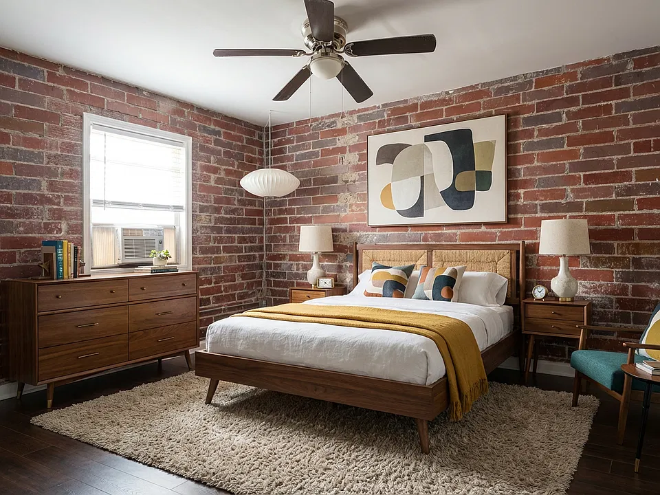 Staged Bedroom