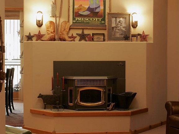 Beautiful Accent and Pellet Stove