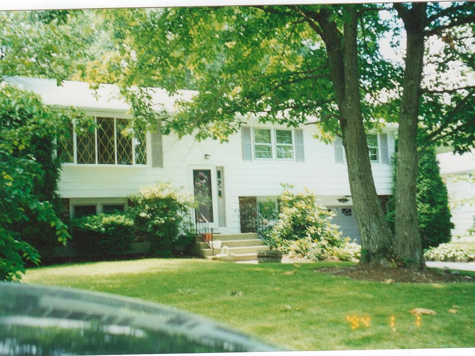 sunny home in summer