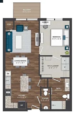 Floor plan B8