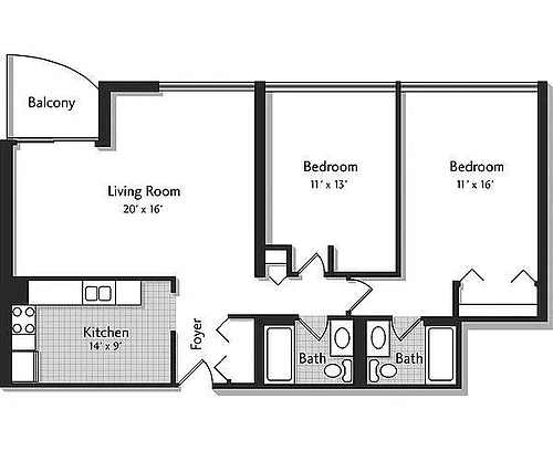 Floor plan 2G