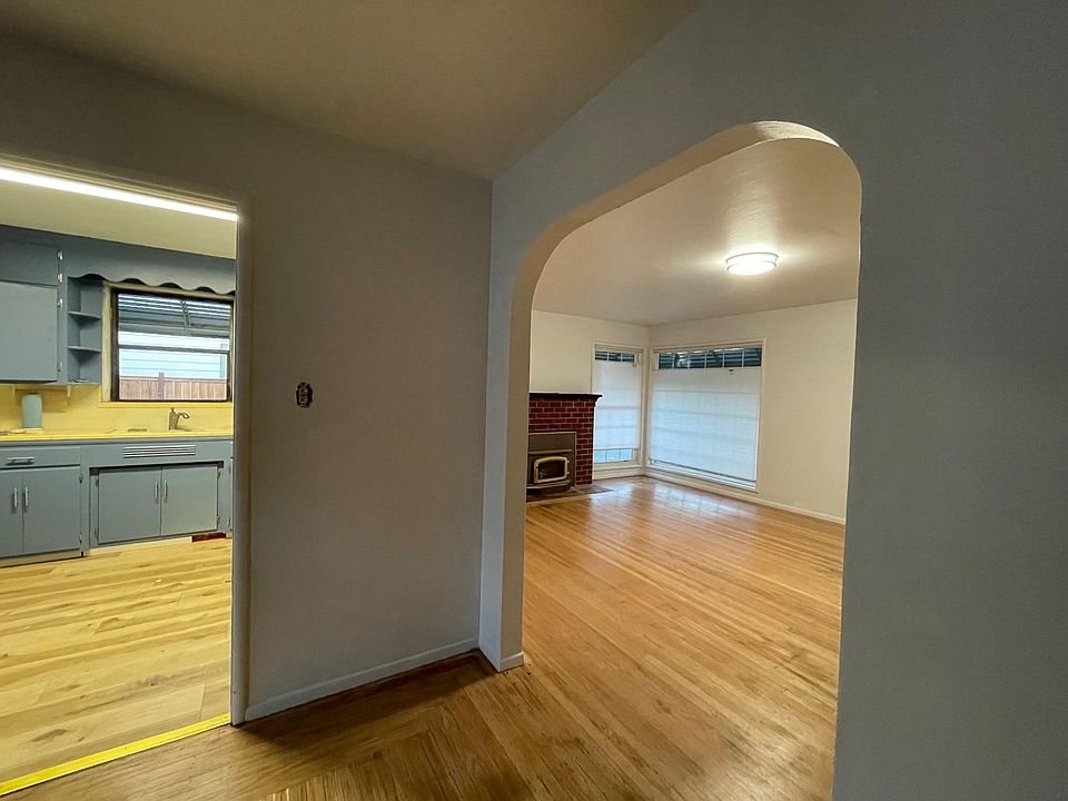 Spacious living areas and hardwood floors.